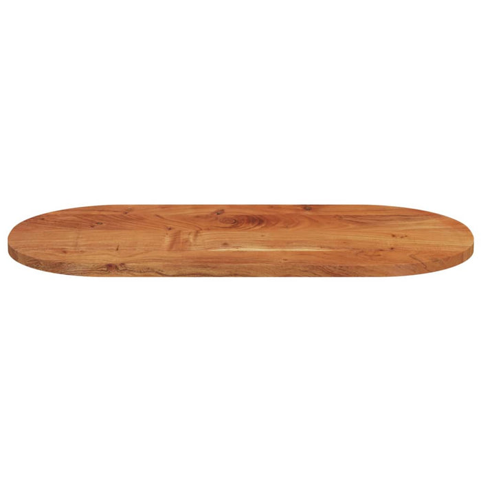 Blat de masă oval, 100x50x3,8 cm, lemn masiv de acacia - WALTI WALTI