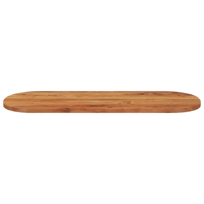 Blat de masă oval, 140x50x3,8 cm, lemn masiv de acacia - WALTI WALTI