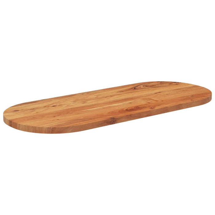 Blat de masă oval, 140x60x3,8 cm, lemn masiv de acacia - WALTI WALTI