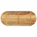 Blat de masă oval, 120x50x2,5 cm, lemn masiv mango brut - WALTI WALTI