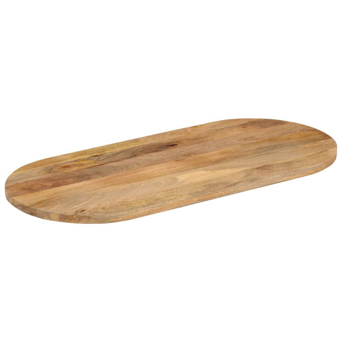 Blat de masă oval, 80x40x2,5 cm, lemn masiv de mango WALTI
