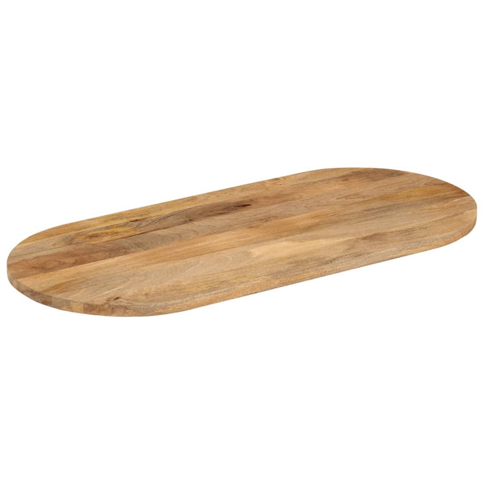 Blat de masă oval, 90x40x2,5 cm, lemn masiv de mango WALTI