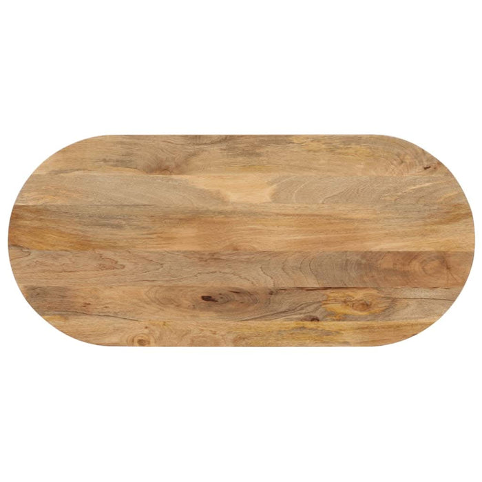 Blat de masă oval, 110x50x3,8 cm, lemn masiv de mango - WALTI WALTI