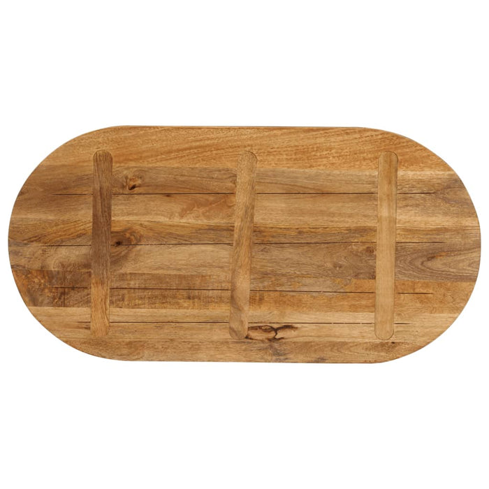 Blat de masă oval, 110x40x2,5 cm, lemn masiv de mango - WALTI WALTI
