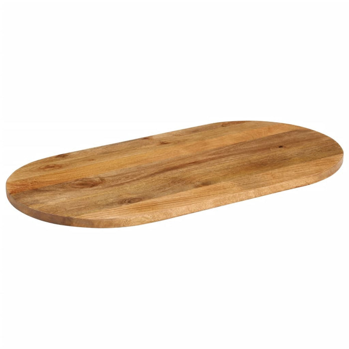 Blat de masă oval, 90x40x3,8 cm, lemn masiv de mango WALTI