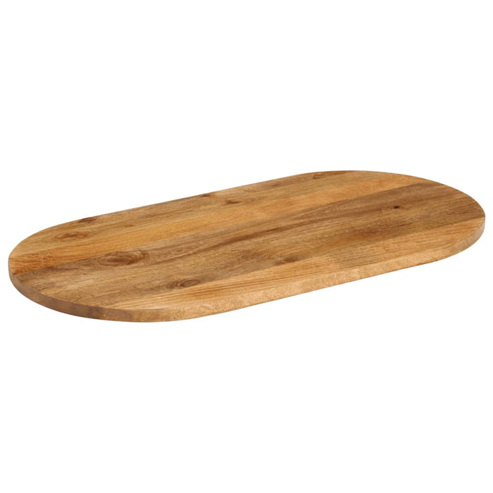 Blat de masă oval, 140x50x3,8 cm, lemn masiv de mango WALTI