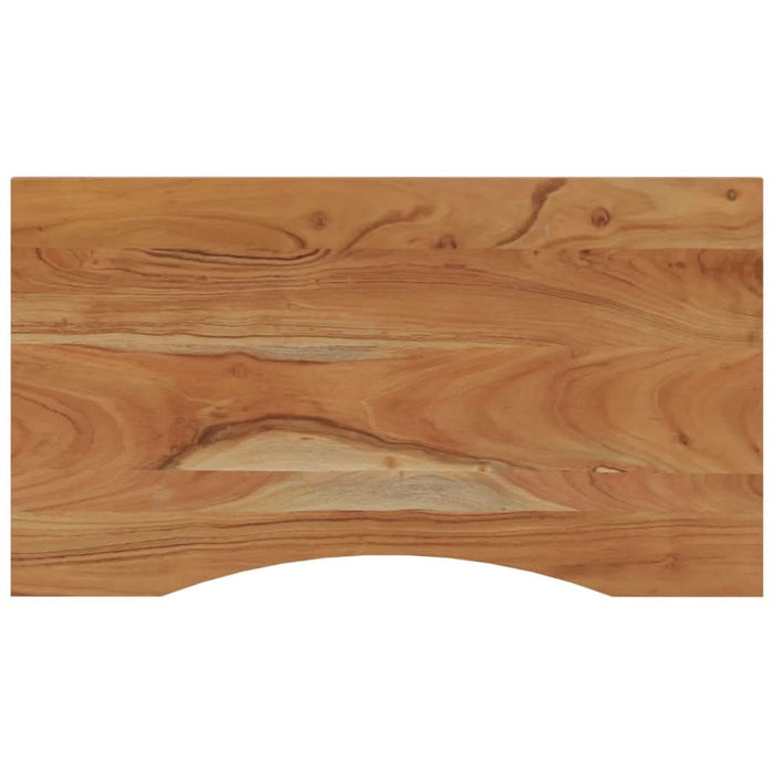 Blat de birou 80x50x2,5 cm dreptunghiular lemn masiv de acacia - WALTI WALTI