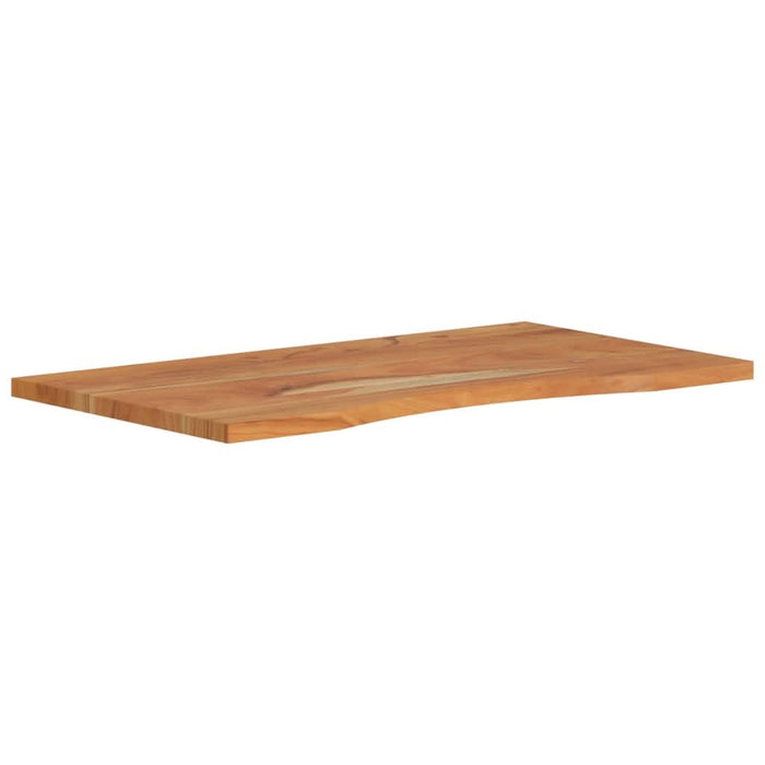 Blat de birou 80x50x2,5 cm dreptunghiular lemn masiv de acacia - WALTI WALTI
