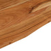 Blat de birou 80x50x2,5 cm dreptunghiular lemn masiv de acacia - WALTI WALTI