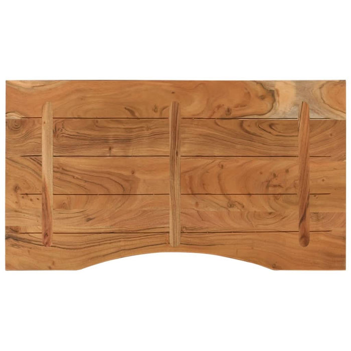 Blat de birou 90x50x2,5 cm dreptunghiular lemn masiv de acacia - WALTI WALTI