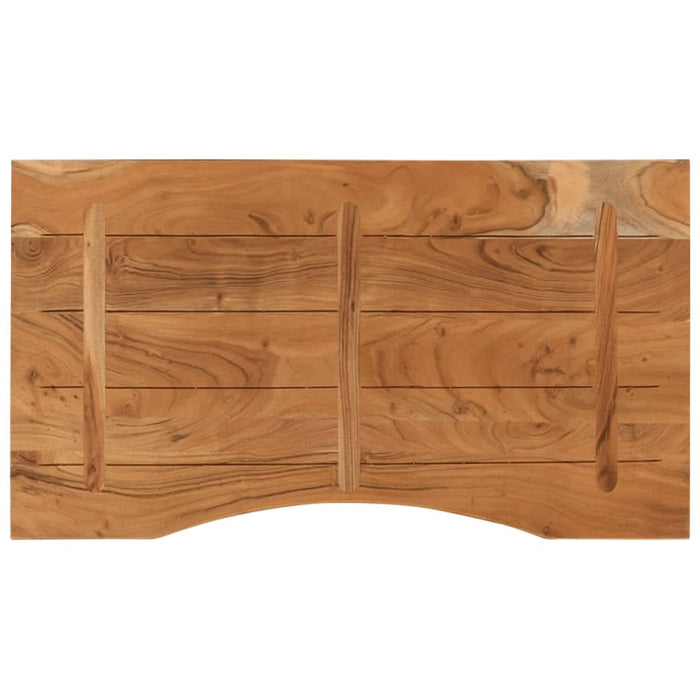 Blat de birou 100x50x2,5 cm dreptunghiular lemn masiv de acacia - WALTI WALTI