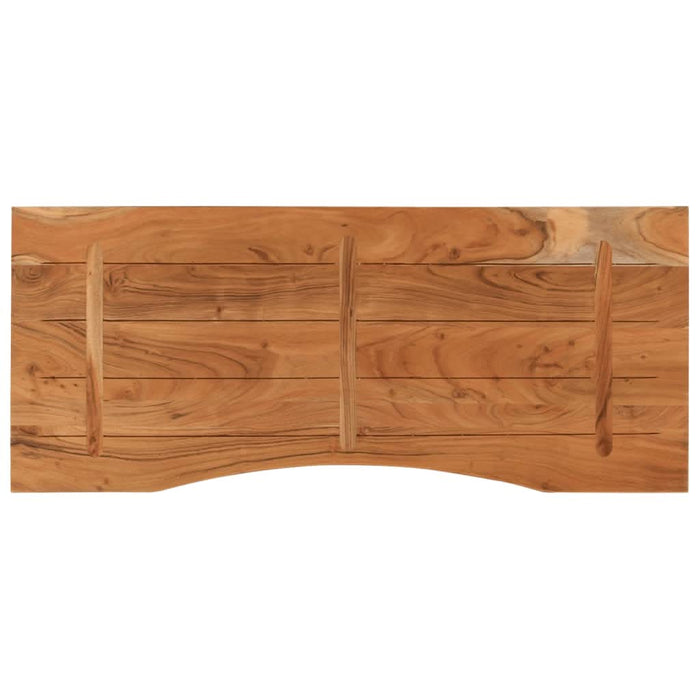 Blat de birou 110x50x2,5 cm dreptunghiular lemn masiv de acacia - WALTI WALTI