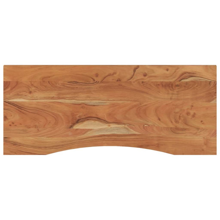 Blat de birou 120x50x2,5 cm dreptunghiular lemn masiv de acacia - WALTI WALTI