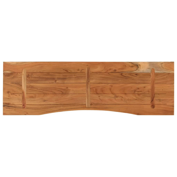 Blat de birou 160x50x2,5 cm dreptunghiular lemn masiv de acacia - WALTI WALTI