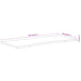 Blat de birou 160x50x2,5 cm dreptunghiular lemn masiv de acacia - WALTI WALTI