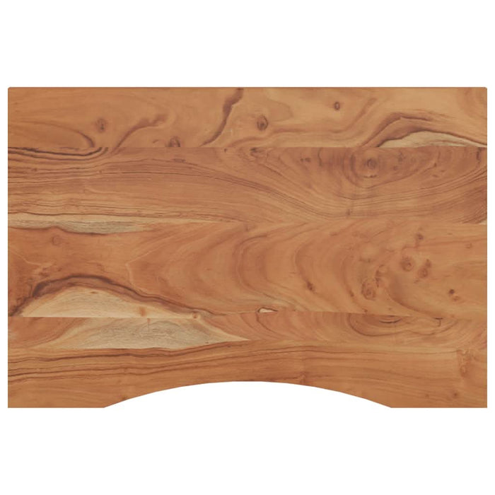 Blat de birou 80x60x2,5 cm dreptunghiular lemn masiv de acacia - WALTI WALTI