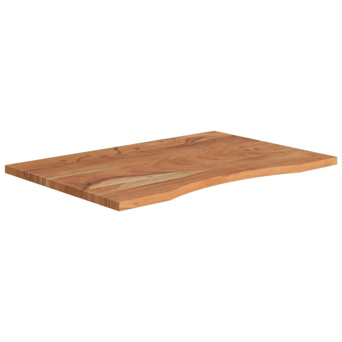 Blat de birou 80x60x2,5 cm dreptunghiular lemn masiv de acacia - WALTI WALTI
