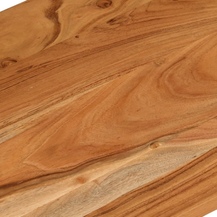 Blat de birou 80x60x2,5 cm dreptunghiular lemn masiv de acacia - WALTI WALTI