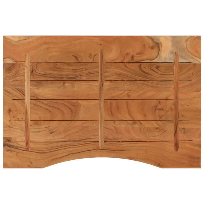 Blat de birou 90x60x2,5 cm dreptunghiular lemn masiv de acacia - WALTI WALTI