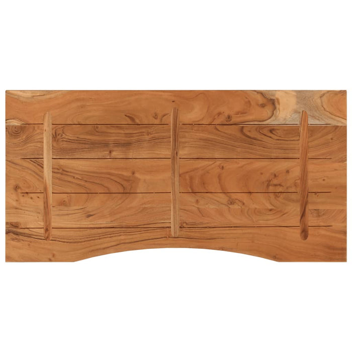 Blat de birou 110x60x2,5 cm dreptunghiular lemn masiv de acacia - WALTI WALTI