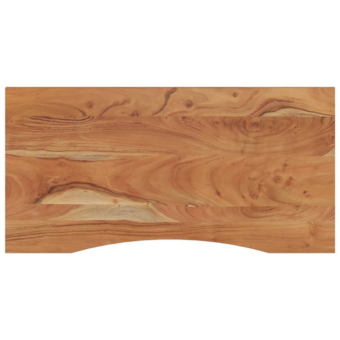 Blat de birou 120x60x2,5 cm dreptunghiular lemn masiv de acacia - WALTI WALTI