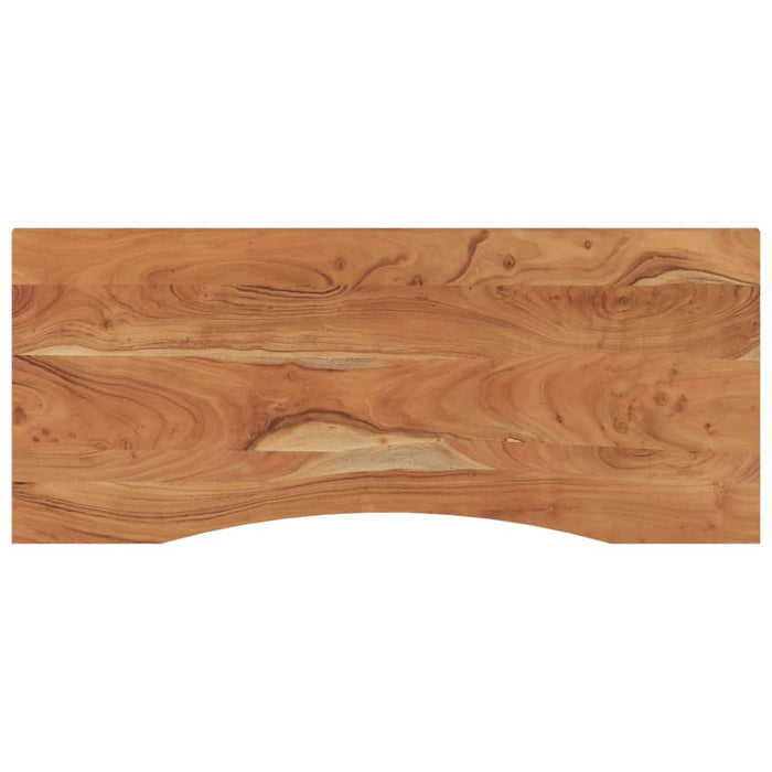 Blat de birou 140x60x2,5 cm dreptunghiular lemn masiv de acacia WALTI