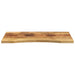 Blat birou cu decupaj curbat 80x50x2,5 cm lemn masiv mango brut - WALTI WALTI