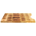 Blat birou cu decupaj curbat 80x50x2,5 cm lemn masiv mango brut - WALTI WALTI