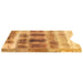 Blat birou cu decupaj curbat 90x50x2,5 cm lemn masiv mango brut - WALTI WALTI