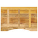 Blat birou cu decupaj curbat 90x50x2,5 cm lemn masiv mango brut - WALTI WALTI