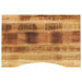 Blat birou cu decupaj curbat 100x50x2,5cm lemn masiv mango brut - WALTI WALTI