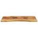 Blat birou cu decupaj curbat 100x50x2,5cm lemn masiv mango brut - WALTI WALTI