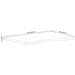 Blat birou cu decupaj curbat 110x50x2,5cm lemn masiv mango brut - WALTI WALTI