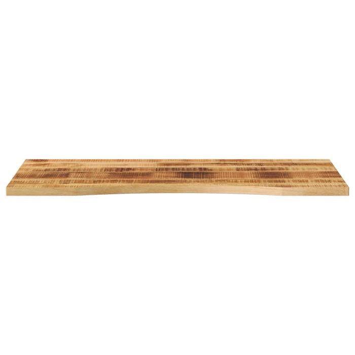 Blat birou cu decupaj curbat 120x50x2,5cm lemn masiv mango brut - WALTI WALTI