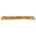 Blat birou cu decupaj curbat 120x50x2,5cm lemn masiv mango brut - WALTI WALTI