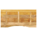 Blat birou cu decupaj curbat 120x50x2,5cm lemn masiv mango brut - WALTI WALTI