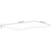 Blat birou cu decupaj curbat 140x50x2,5cm lemn masiv mango brut - WALTI WALTI