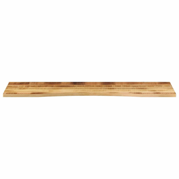 Blat birou cu decupaj curbat 160x50x2,5cm lemn masiv mango brut - WALTI WALTI