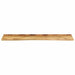 Blat birou cu decupaj curbat 160x50x2,5cm lemn masiv mango brut - WALTI WALTI