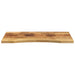 Blat birou cu decupaj curbat 90x60x2,5 cm lemn masiv mango brut - WALTI WALTI