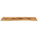 Blat birou cu decupaj curbat 110x60x2,5cm lemn masiv mango brut - WALTI WALTI