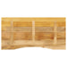 Blat birou cu decupaj curbat 110x60x2,5cm lemn masiv mango brut - WALTI WALTI