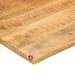 Blat birou cu decupaj curbat 110x60x2,5cm lemn masiv mango brut - WALTI WALTI