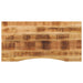 Blat birou cu decupaj curbat 120x60x2,5 cm lemn masiv mango - WALTI WALTI