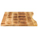 Blat birou cu decupaj curbat 120x60x2,5 cm lemn masiv mango - WALTI WALTI