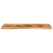 Blat birou cu decupaj curbat 140x60x2,5cm lemn masiv mango brut - WALTI WALTI