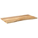 Blat birou cu decupaj curbat 110x50x2,5cm lemn masiv mango brut - WALTI WALTI