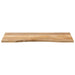 Blat birou cu decupaj curbat 120x50x2,5cm lemn masiv mango brut - WALTI WALTI