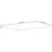 Blat birou cu decupaj curbat 120x50x2,5cm lemn masiv mango brut - WALTI WALTI