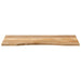 Blat birou cu decupaj curbat 140x50x2,5cm lemn masiv mango brut - WALTI WALTI